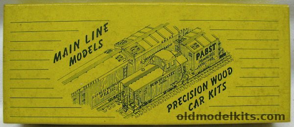 Main Line Models 1/87 36' Outside Braced Woodn Livestock Box Car (Cattle Car)  - CNR Canadian National - HO Craftsman Kit, CC-19 plastic model kit